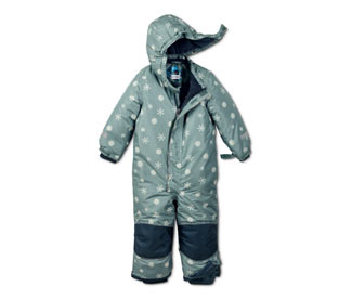Schneeanzug aus recyceltem Material, Schneeflocke