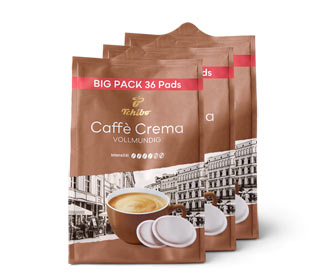 Caffè Crema Vollmundig - 3x36 Pads