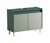 Waschbeckenunterschrank »Lovis«, waldgrün/pistazie, 80 cm - Groß