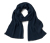 Strickschal, navyblau - Navyblau