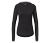 Langarm-Sportshirt, schwarz