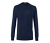 Cashmere-Pullover mit Rundhalsausschnitt, navyblau