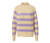 Gestreifter Strickpullover