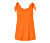 Top mit Knotendetail, orange