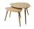 Couchtisch-Set (2-teilig), naturfarben