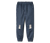 Mittelblau mit Otter-Print am Knie