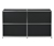 Sideboard »CN3« mit vier Klappen, schwarz