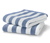 2 hochwertige Handtücher, blau-weiß gestreift