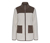 Teddy-Jacke, beige-braun