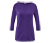 Shirt mit 3/4-Arm, lila