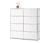 Highboard »CN3« mit 8 Klappen, weiß