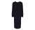 Geripptes Strickkleid, dunkelblau