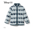 Weiß mit blauem Alloverprint
