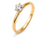 585 Gold-Ring mit Brillant