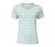 Mint-cremefarben gestreift