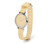 Armbanduhr, Quarz, 316L-Edelstahl, gelb