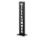 Standschild »Willkommen«, schwarz
