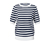 Feinstrick-Pullover, blau-weiß gestreift