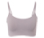 Seamless-Bustier mit Spitze, grau - grau
