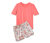 Shorty-Pyjama, papaya