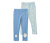 2 Kinder-Leggings, blau