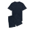 Shorty-Pyjama-Set, dunkelblau - Dunkelblau