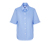 Seidensticker Kurzarm-Bluse, hellblau - Hellblau