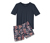 Shorty-Pyjama, dunkelblau