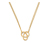 Kette »Knot«, 18 Karat vergoldet