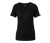 T-Shirt mit Merinowolle, schwarz