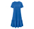 Jerseykleid mit Volant, kobaltblau