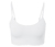 Seamless-Bustier mit Spitze, weiß - weiß