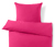 Renforcé-Bettwäsche, pink, Normalgröße