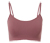 Seamless-Bustier mit Spitze, braun - braun