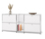 Sideboard Metall »CN3« mit 4 Klappenfächern, weiß