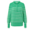 Gestreifter Feinstrickpullover
