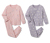 2 Kinder-Pyjamas, rosa - rosa