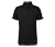 Poloshirt mit Merinowolle, schwarz