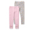 2 Kinder-Leggings, rosa