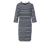 Gestreiftes Sweatkleid