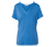 Shirt mit Faltendetail, kobaltblau