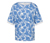 Bedrucktes Sweatshirt, hellblau - Hellblau