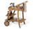 Barwagen mit abnehmbarem Tablett
