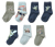 7 Paar Kinder-Socken, Ritter