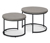Couchtisch-Set mit Polyzement-Tischplatte
