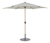 Leco Marktschirm*, Holzoptik, inkl. Abdeckhaube, grau