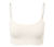 Seamless-Bustier mit Spitze, creme