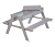 roba Kinder-Outdoor-Sitzgruppe »Picknick for 4«, mit Spielwannen, grau - Grau