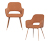 Woood Stühle »Jenny«, 2er-Set, salmon - Salmon