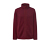 Strickfleece-Jacke, rot - Bordeauxrot meliert